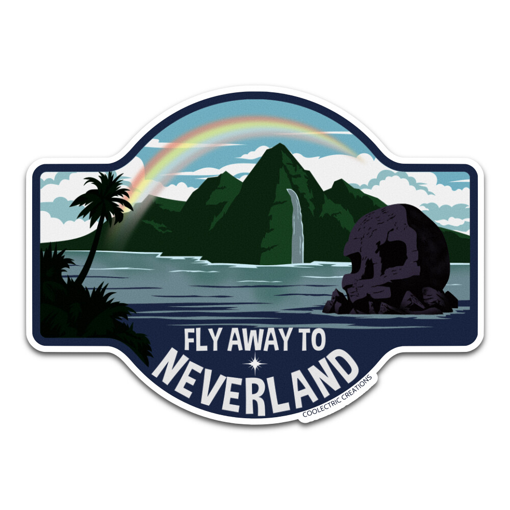 Neverland Travel Sticker