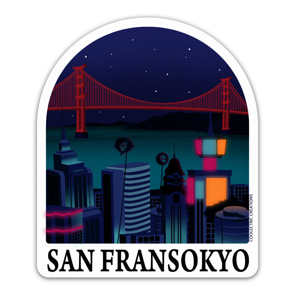 San Fransokyo Travel Sticker