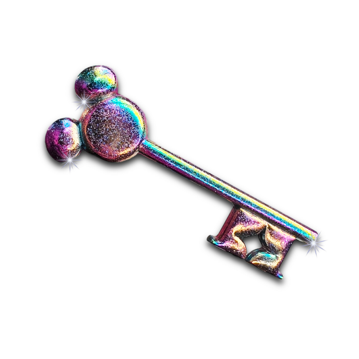 Magic Key Glitter Pin