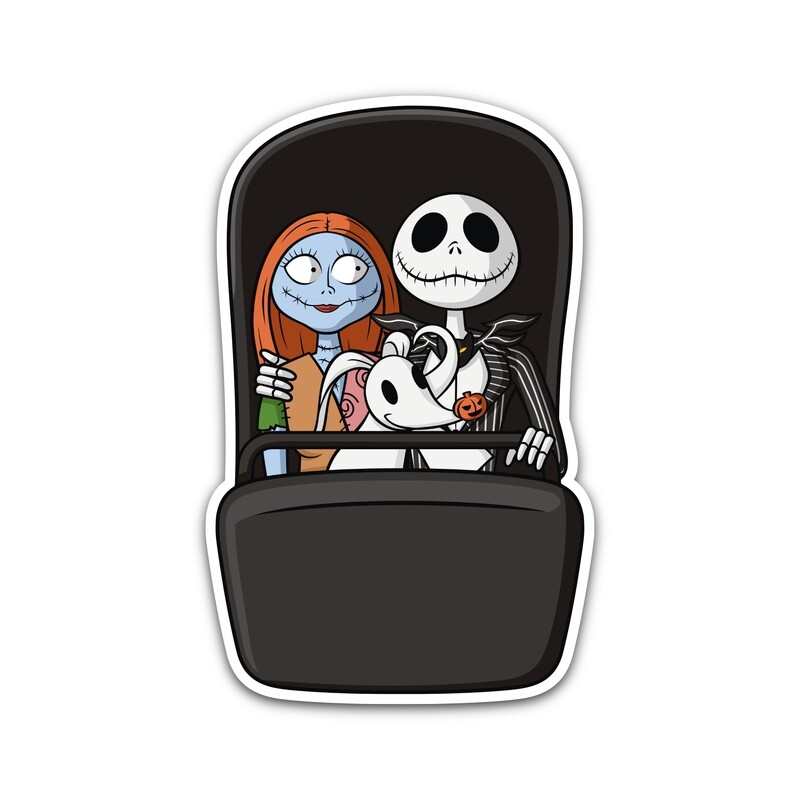 Spooky Family Fun Sticker
