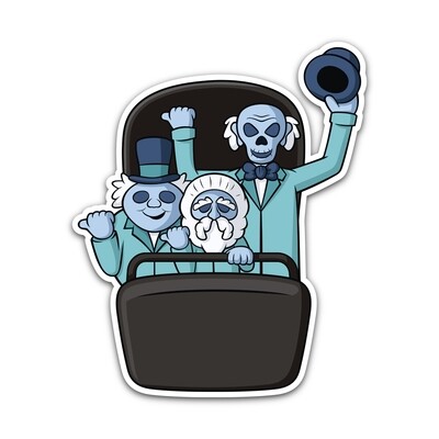 Hitching a Buggy Ride Sticker