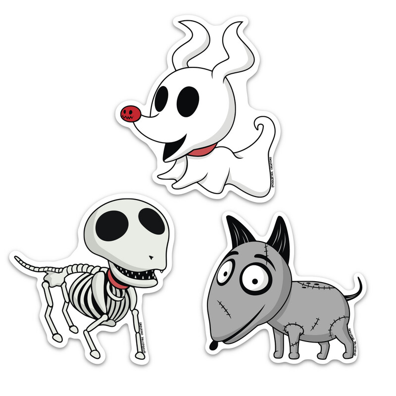 Burton's Dogs Sticker Set