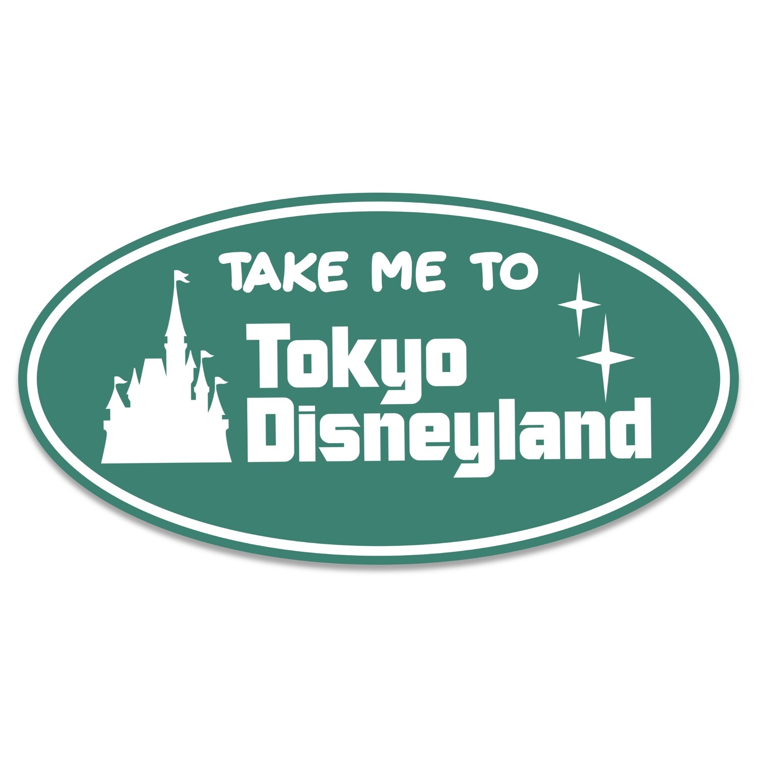Take Me To Tokyo Park Sticker