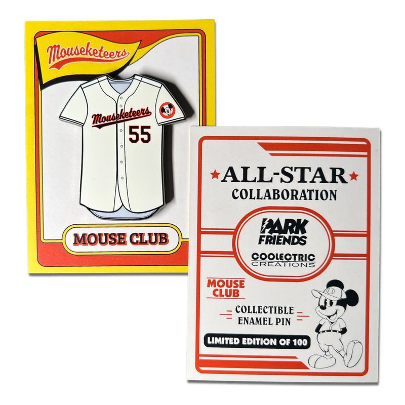 Mouse Club Jersey Pin