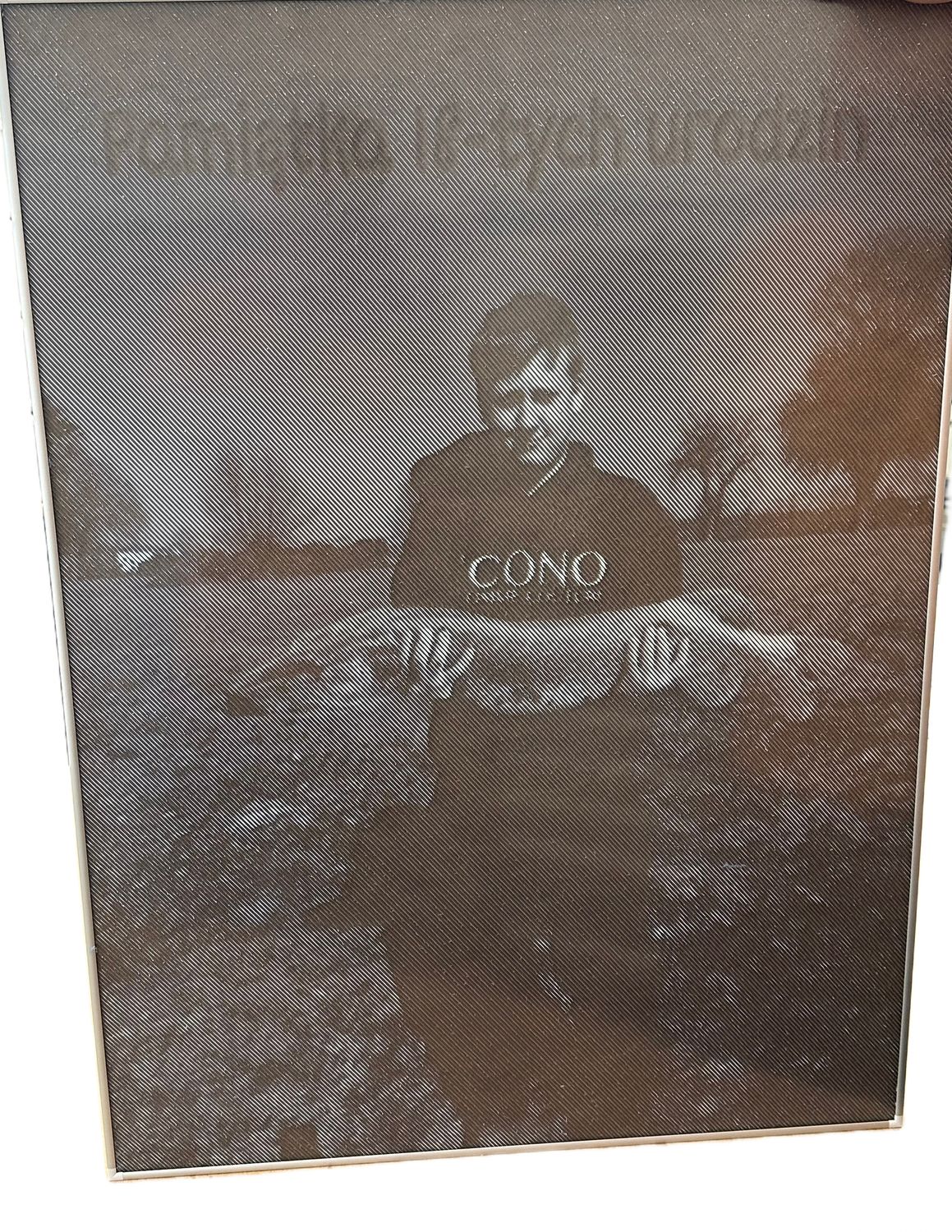 Portret na zamówienie grawer na MDF