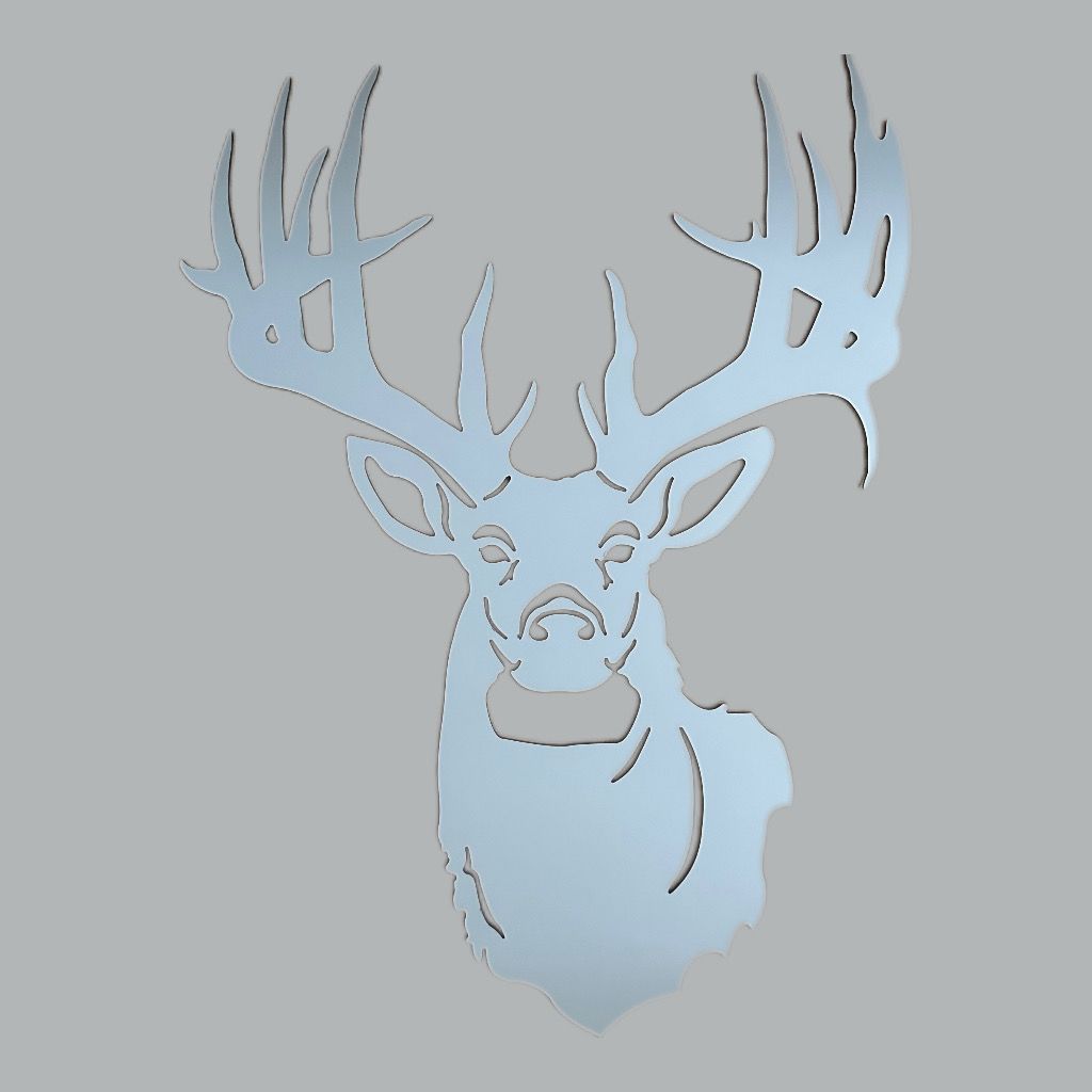 Dekoracja ścienna obraz ażurowy Biały Jeleń