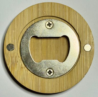 Décapsuleur en bambou naturel personnalisé