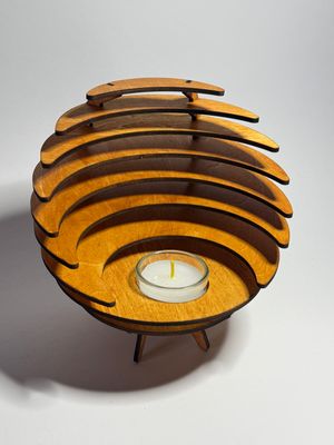 Grand bougeoir en stock . Sevy créations bois 