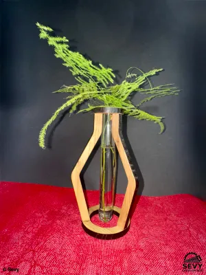 Soliflore 3 branches en châtaigner