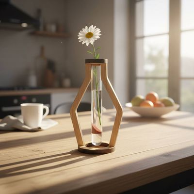 Soliflore en bois massif – Vase décoratif 3-en-1 artisanal suisse (bougeoir + lampe à huile) Soliflore en bois massif – Vase décoratif 3-en-1 artisanal suisse (bougeoir + lampe à huile)