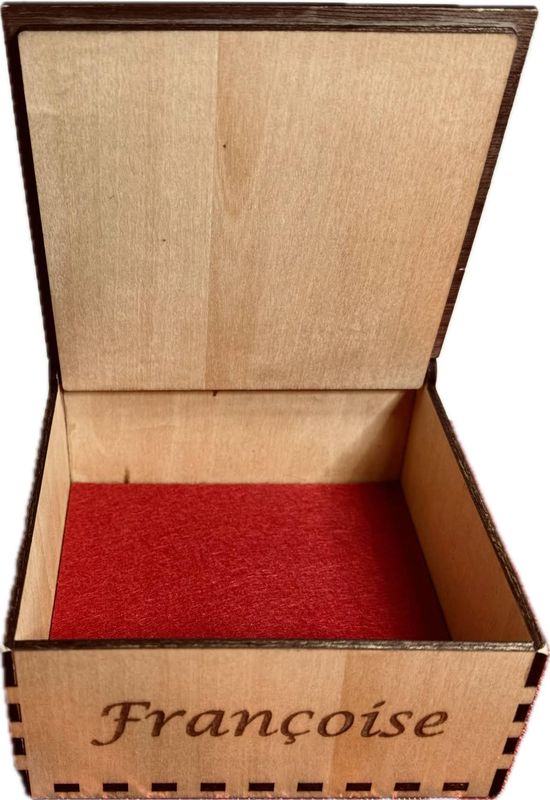 Boîtes à bijoux en bois personnalisés