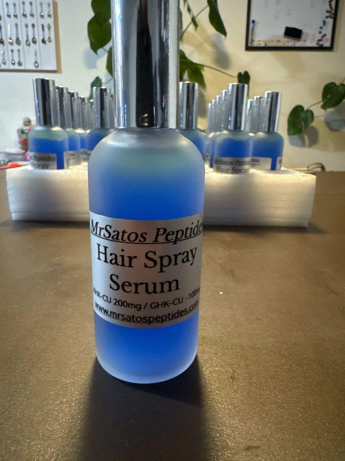 Hair spray serum
