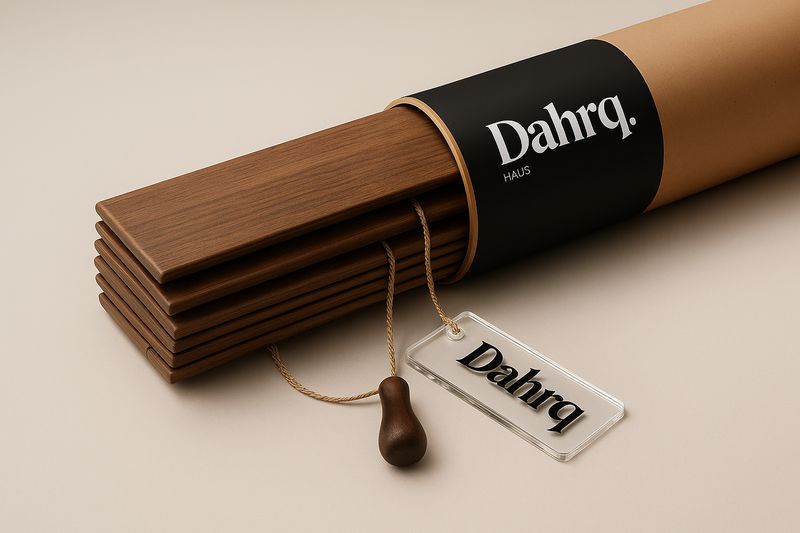 CUSTOM: Dahrq Haus Wooden Blinds (50 mm)