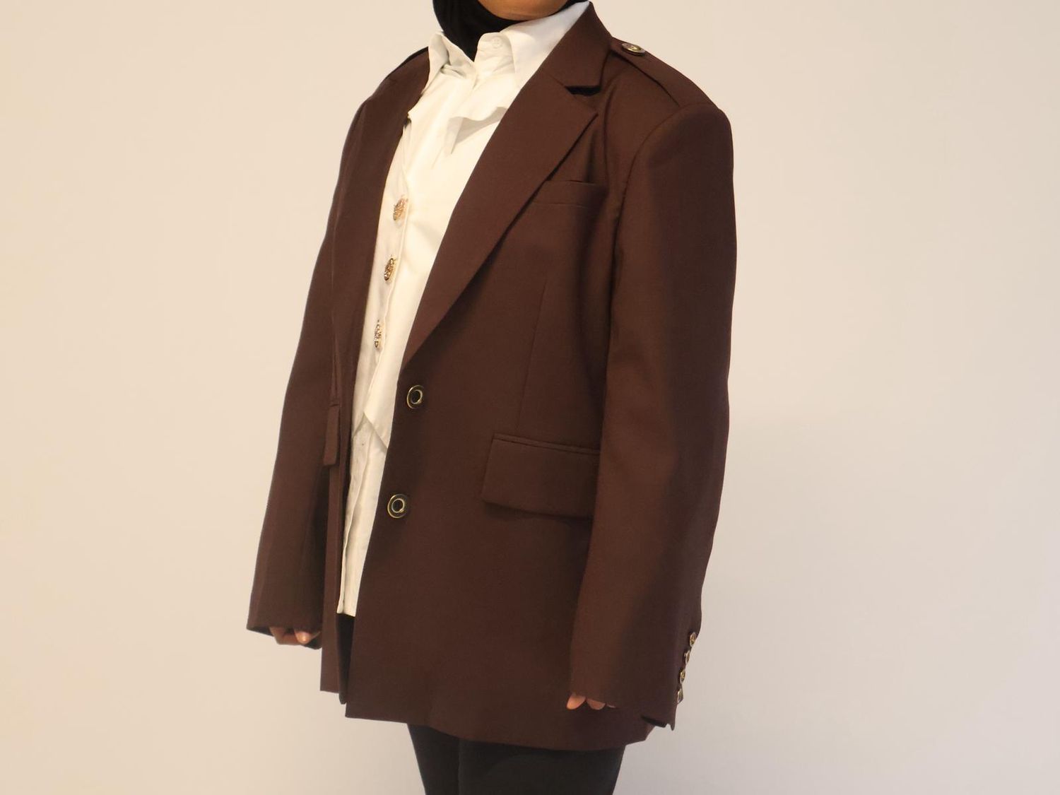 BURGUNDY SUITE EMBROIDERED