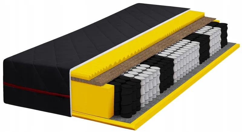 Black spring matras dubbelzijdig