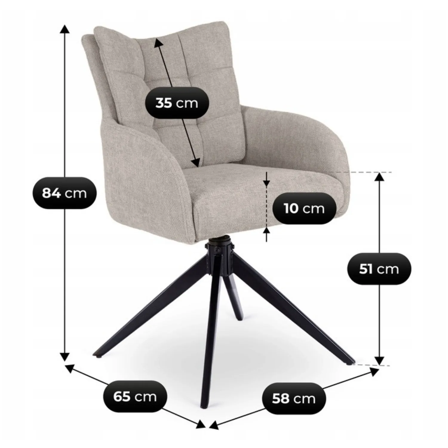July Eetkamerstoel Set van 2 July Eetkamerstoel Set van 2