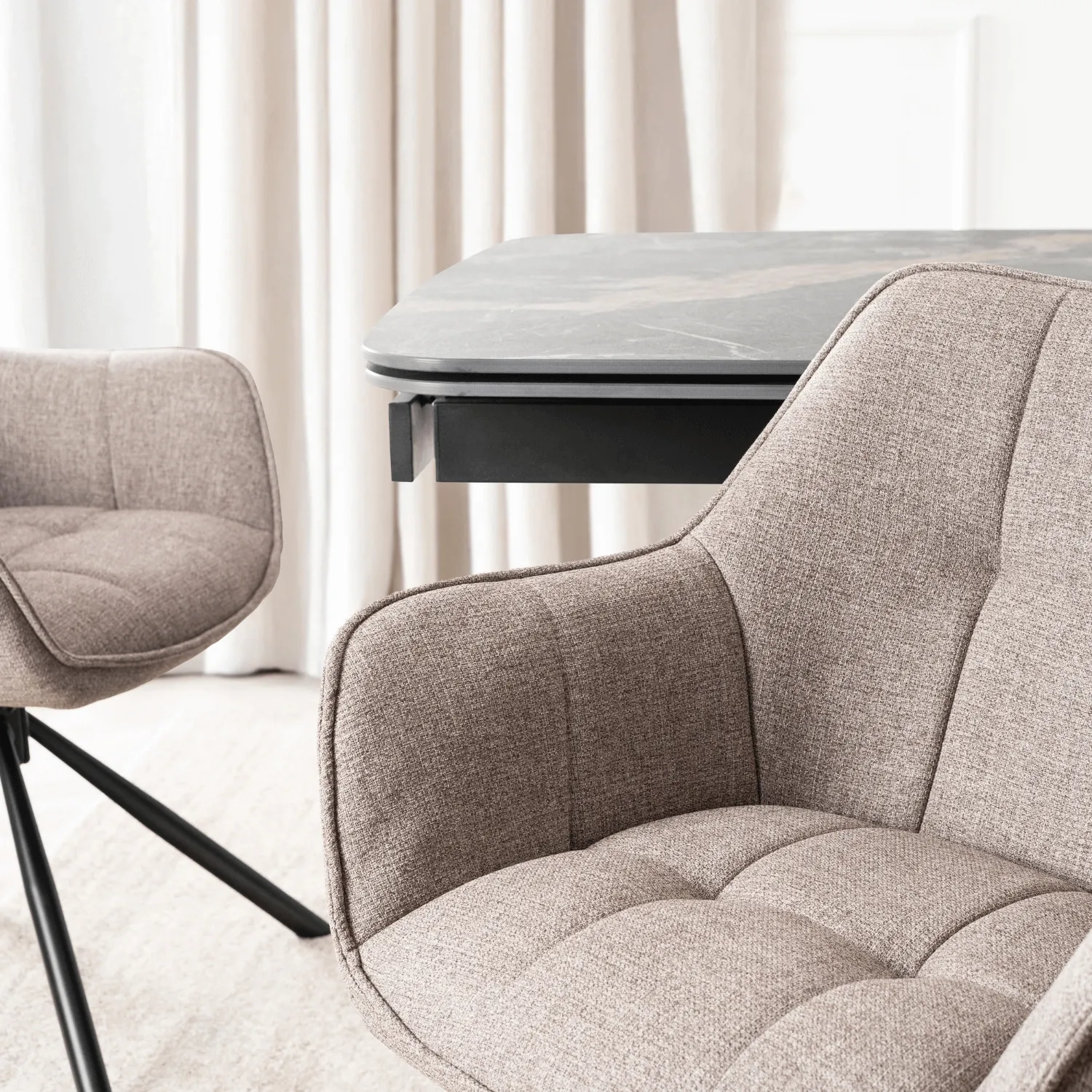 Peony Eetkamerstoel set van 2