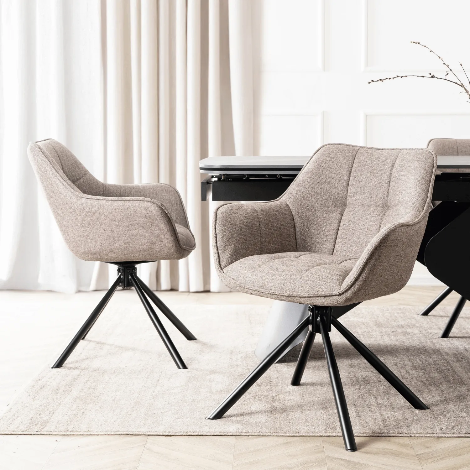 Peony Eetkamerstoel set van 2