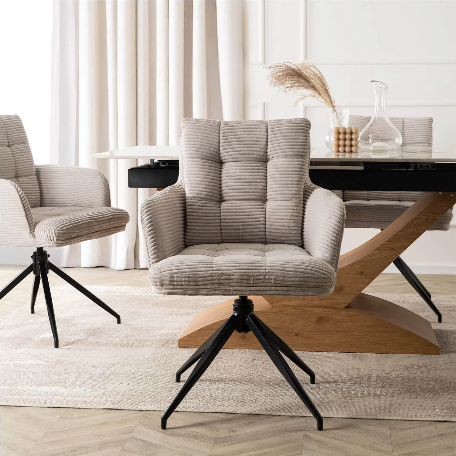 Akita Eetkamerstoel set van 2