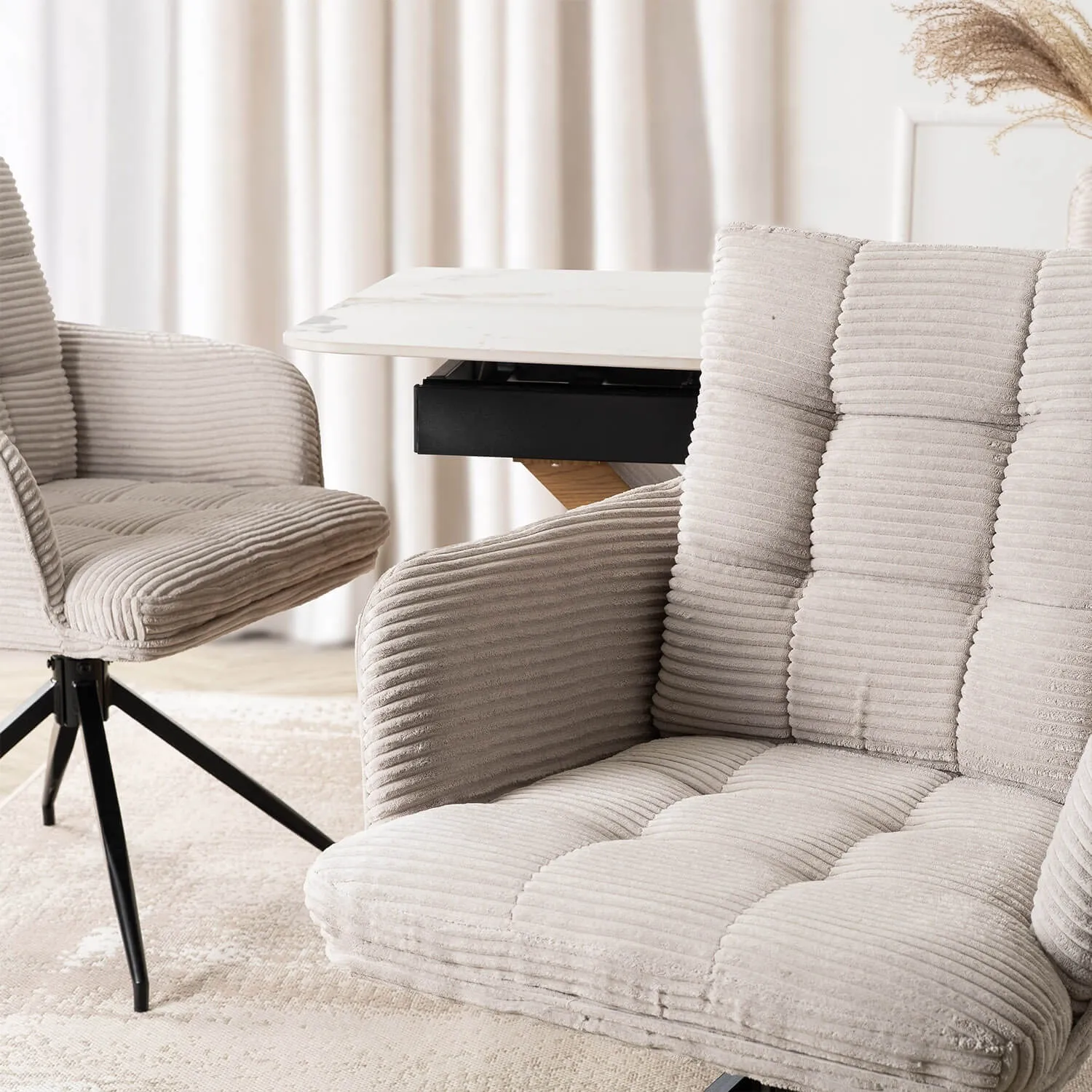 Akita Eetkamerstoel set van 2