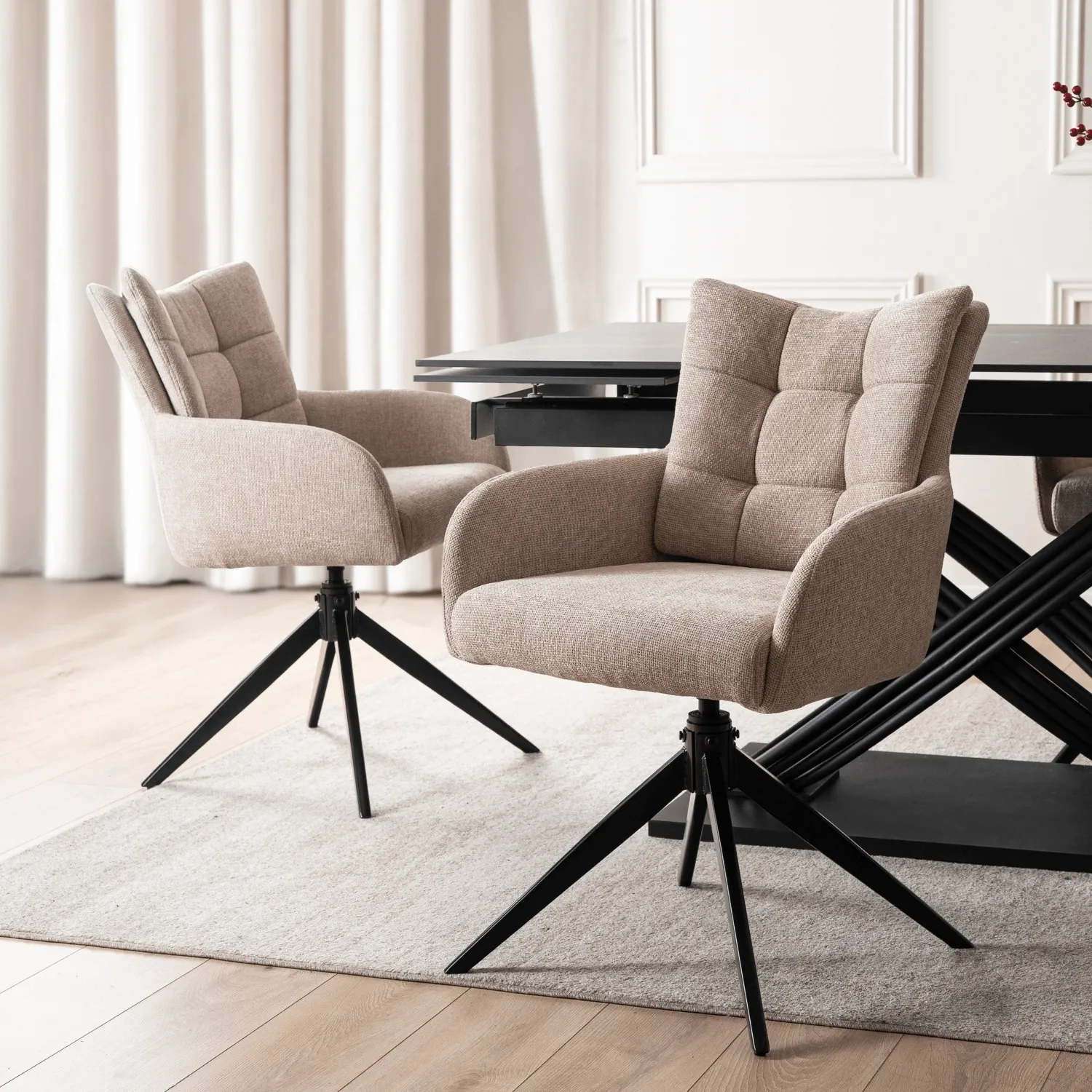 July Eetkamerstoel set van 2 July Eetkamerstoel set van 2