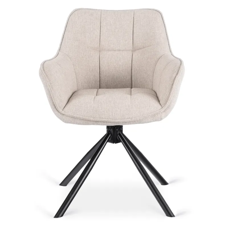 Peony Eetkamerstoel set van 2 crème Peony Eetkamerstoel set van 2 crème