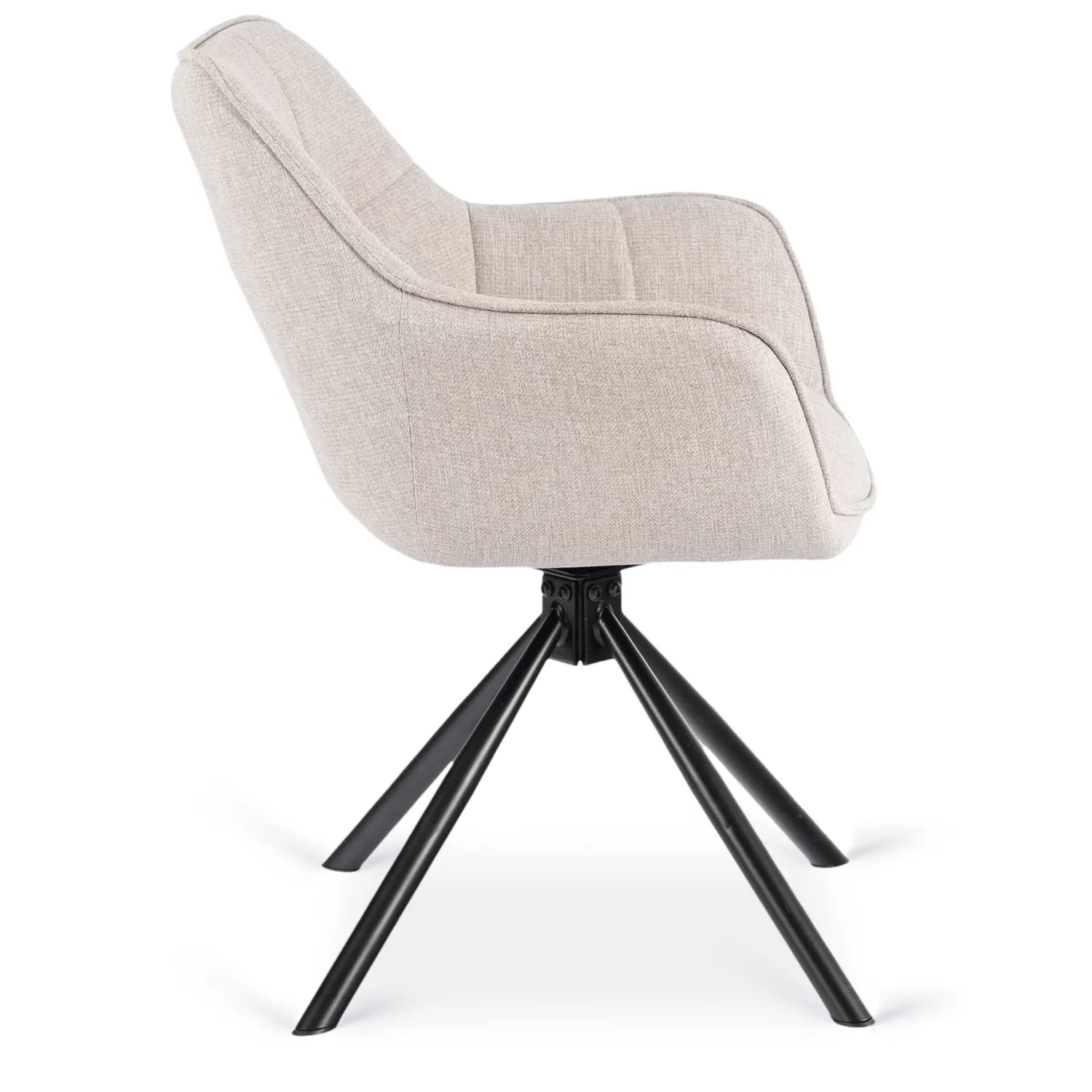 Peony Eetkamerstoel set van 2  crème