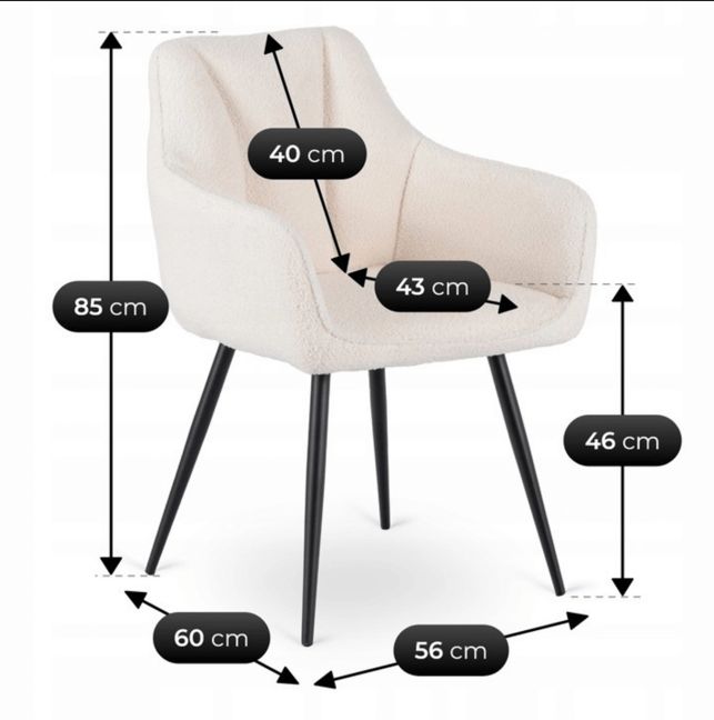 Nawara gestoffeerde eetkamerstoelen set van 2