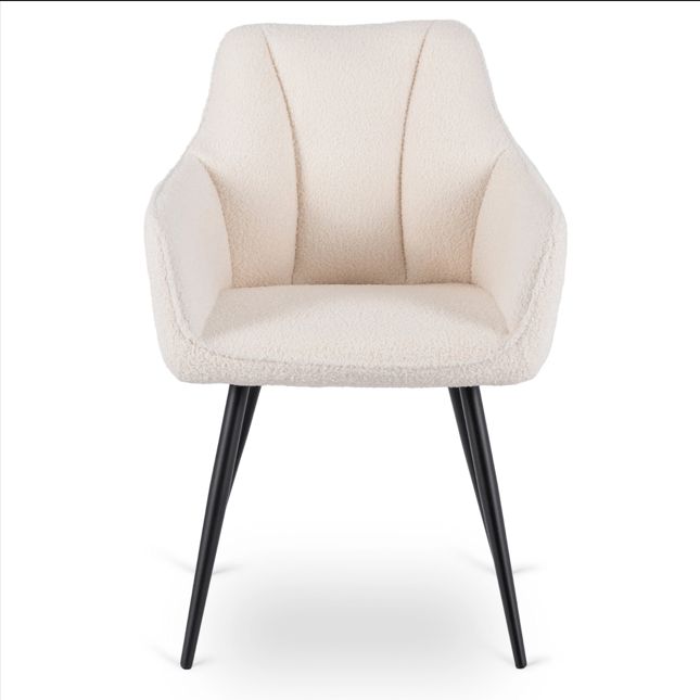 Nawara gestoffeerde eetkamerstoelen set van 2