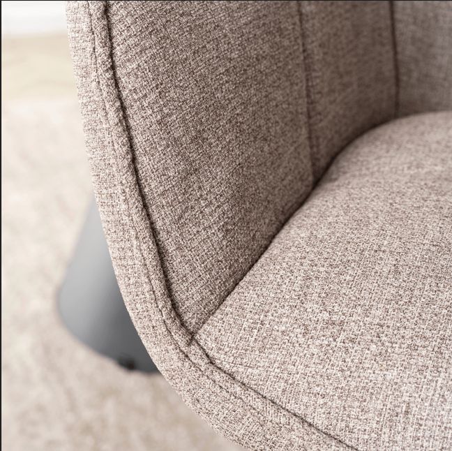 PEONY 2 eetkamer draaistoelen cappuccino set van 2 PEONY 2 eetkamer draaistoelen cappuccino set van 2