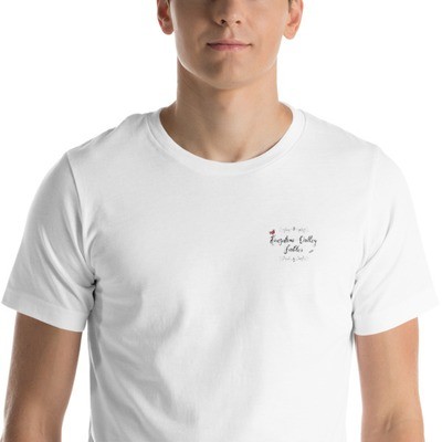 Kingdom Valley Fables Logo (Embroidered) Short-Sleeve Unisex T-Shirt