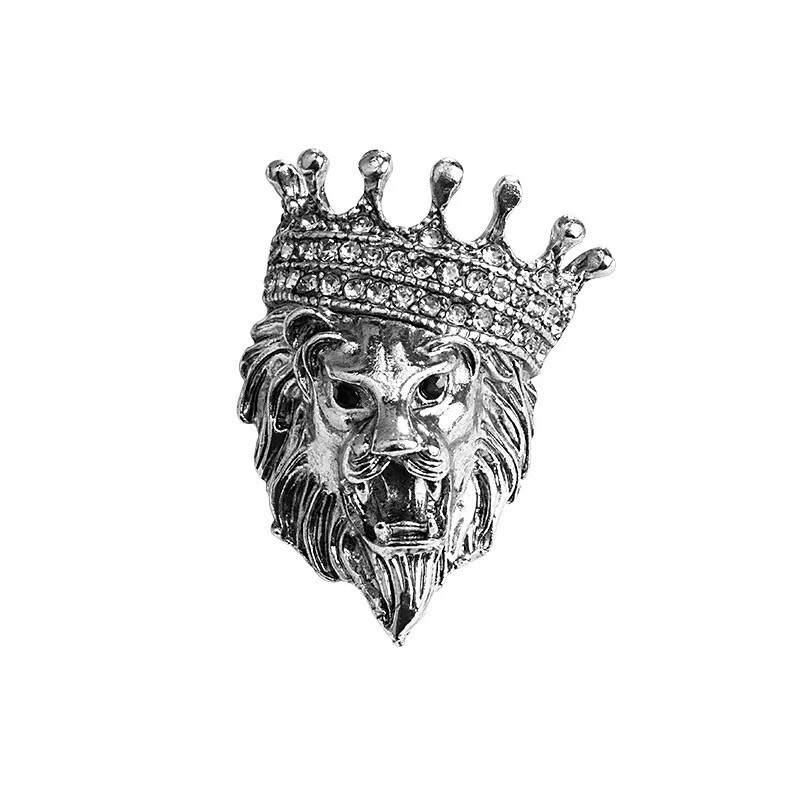 Vintage Lions Head Lapel Pin