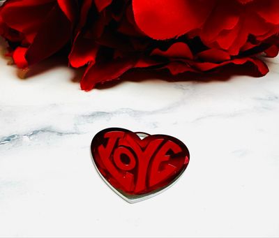 Red On Silver
