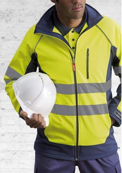CHAQUETA SOFTSELL BICOLOR