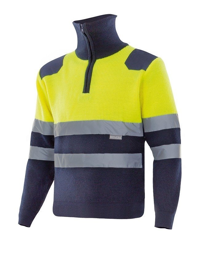 JERSEY BICOLOR CON CREMALLERA