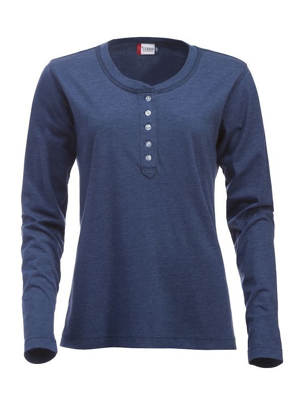 CAMISETA BOTONES CUELLO REDONDO