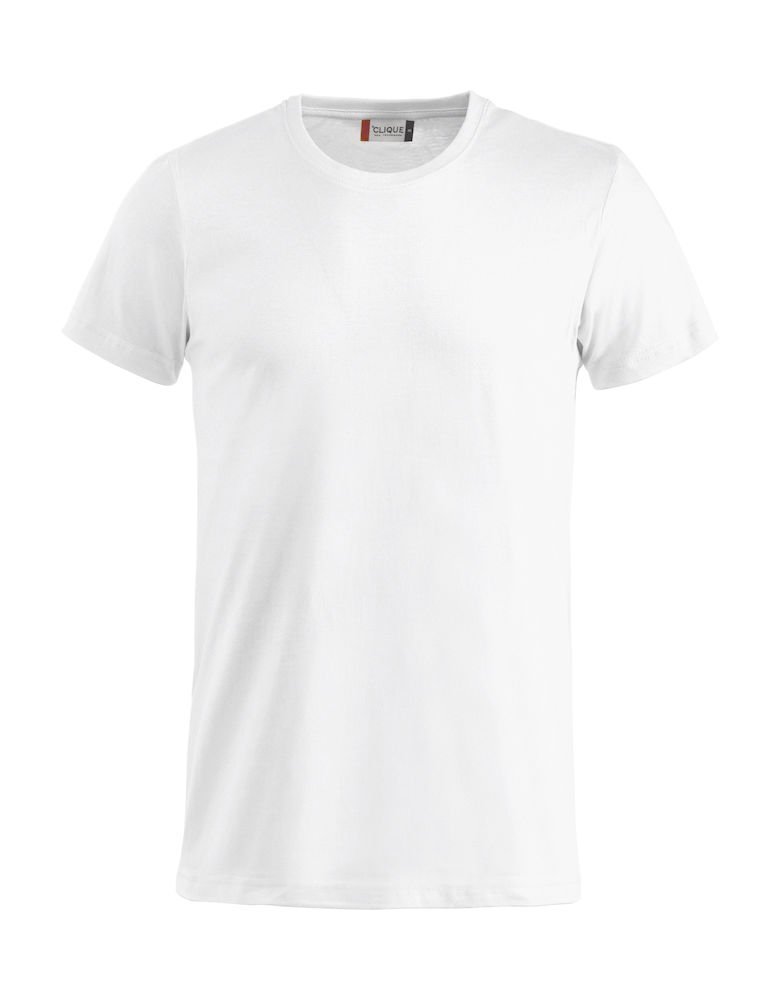 CAMISETA BASICA UNISEX, COLORES: BLANCO