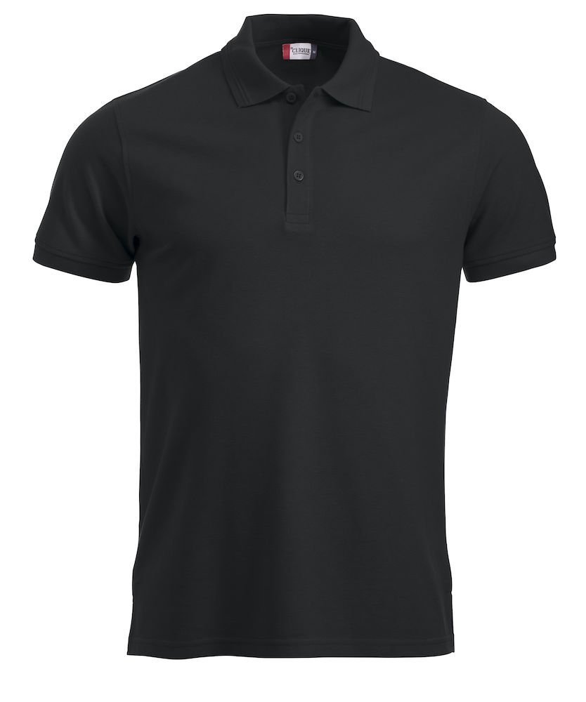 POLO JACQUARD, COLORES: NEGRO