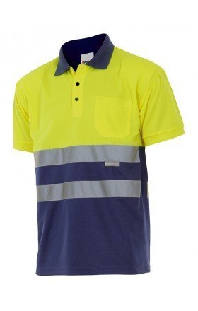 POLO  MANGA CORTA BICOLOR