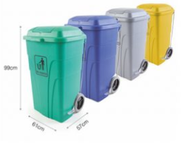 CUBO BASURA CON RUEDAS