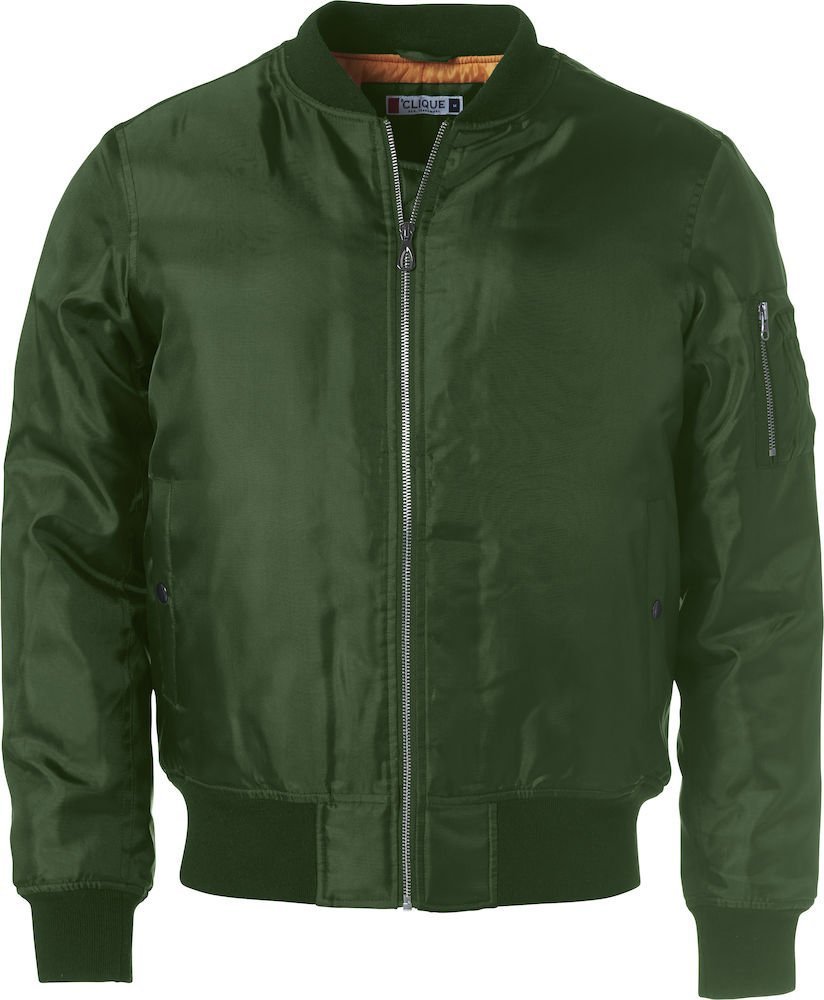 CAZADORA BOMBER, COLOR: VERDE