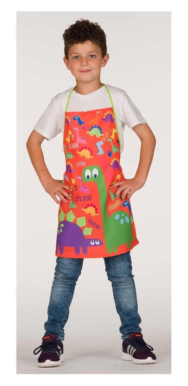 DELANTAL INFANTIL (DIFERENTES ESTAMPADOS), ESTAMPADOS: DINO