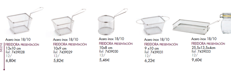 CESTA FREIDORA PRESENTACIÓN