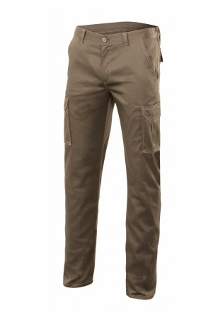PANTALON MULTIBOLSILLOS ELASTICO, COLOR: BEIGE