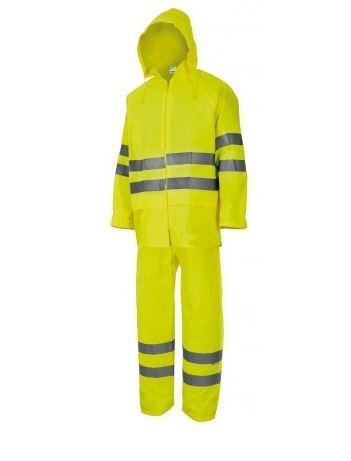 TRAJE DE LLUVIA DOS PIEZAS AV, COLOR: AMARILLO