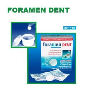 PASTILLAS LIMPIA PROTESIS DENTALES FORAMEN
