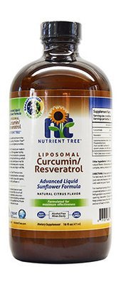 Nutrient Tree Liposomal Curcumin/Resveratrol 473ml Bottle