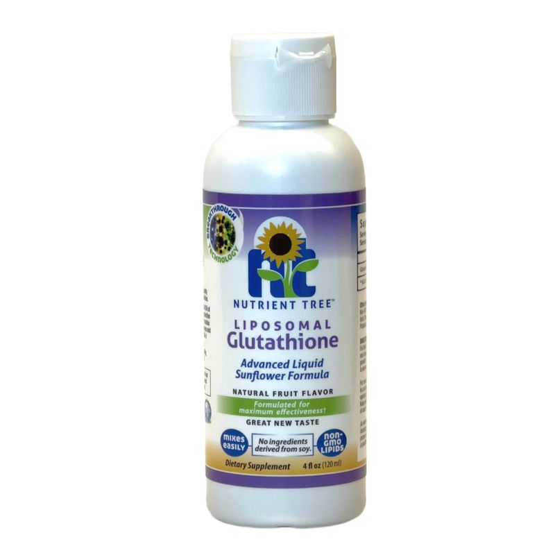 Nutrient Tree Liposomal Glutathione Low Smell Formula 120ml Bottle