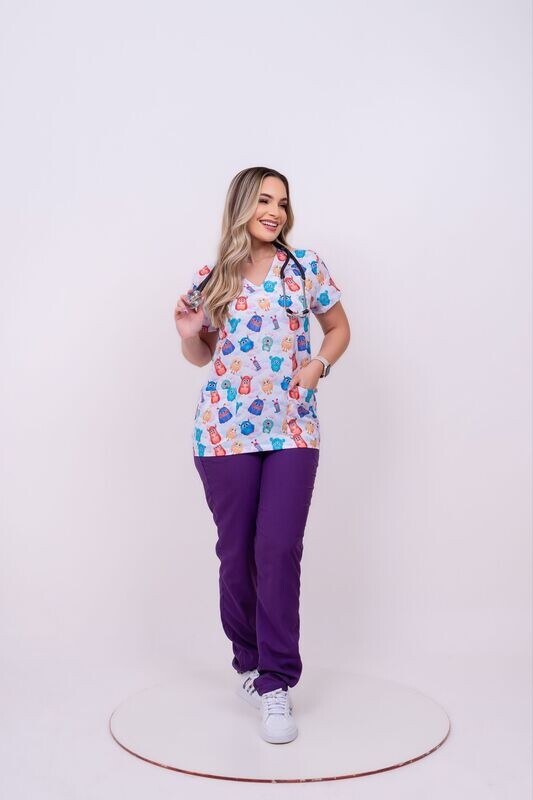 Scrub Tradicional Estampado