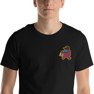 2FLYMONG US embroidered patch Short-Sleeve Unisex T-Shirt